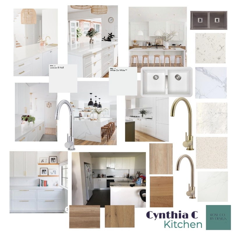 Cynthia C Kitchen 1st Mood Board by Rose Co By Design on Style Sourcebook