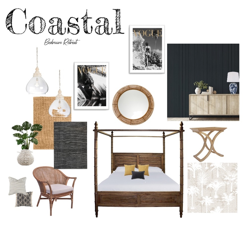 Sample Board - Coastal Bedroom Mood Board by Karen Graham on Style Sourcebook