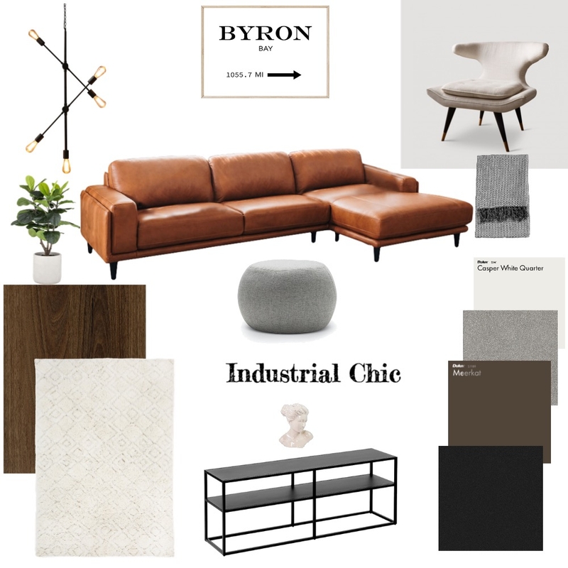 Industrial Chic Mood Board by Elana Straus on Style Sourcebook