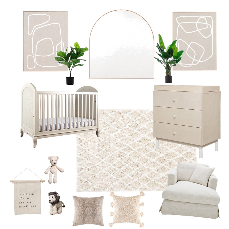 neutral baby nursery Mood Board by faithandersonsmith on Style Sourcebook