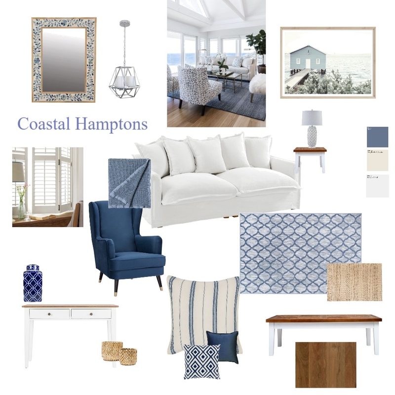 Coastal Hamptons Mood Board by ShazDesign on Style Sourcebook