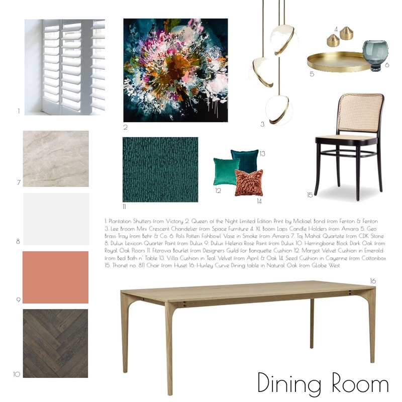 Dining Room Mood Board by MDS on Style Sourcebook