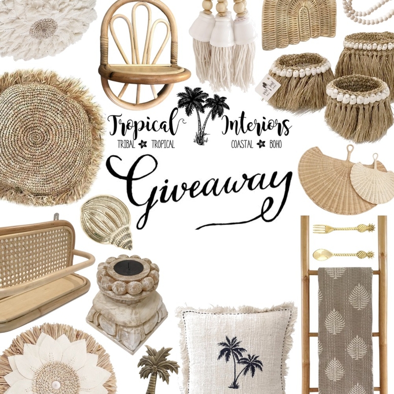 Tropical giveaway Mood Board by Thediydecorator on Style Sourcebook