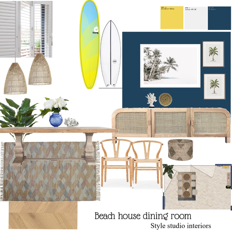 beachhouse dining room Mood Board by glynis on Style Sourcebook