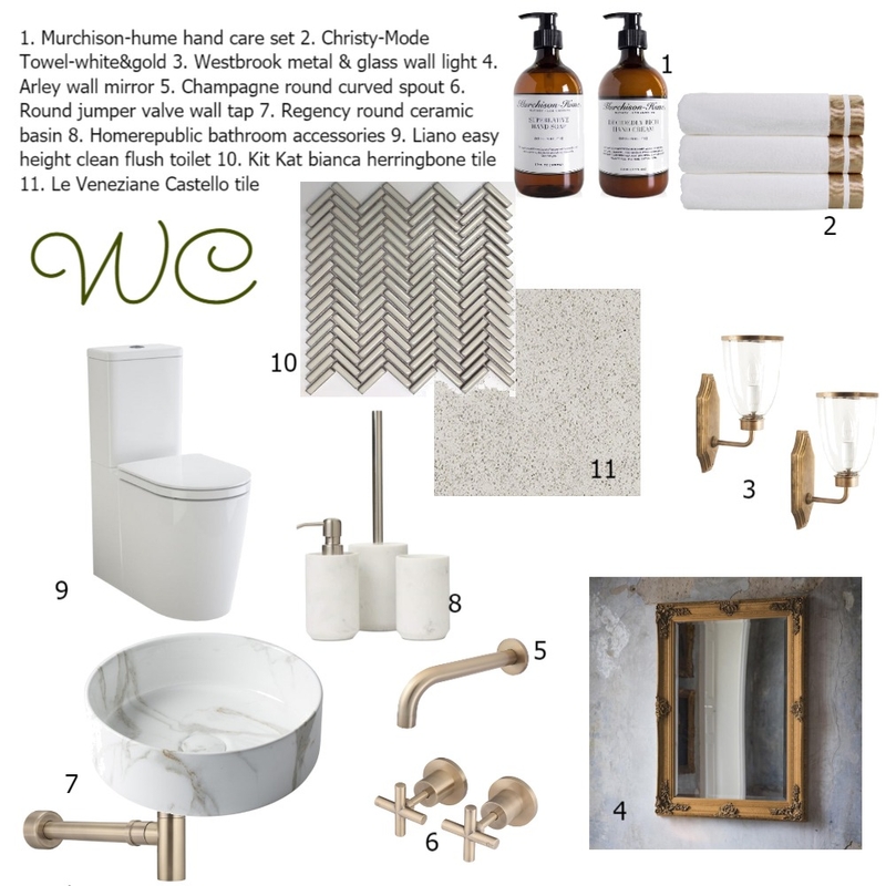 Module 9-WC Mood Board by Bloom interiors on Style Sourcebook
