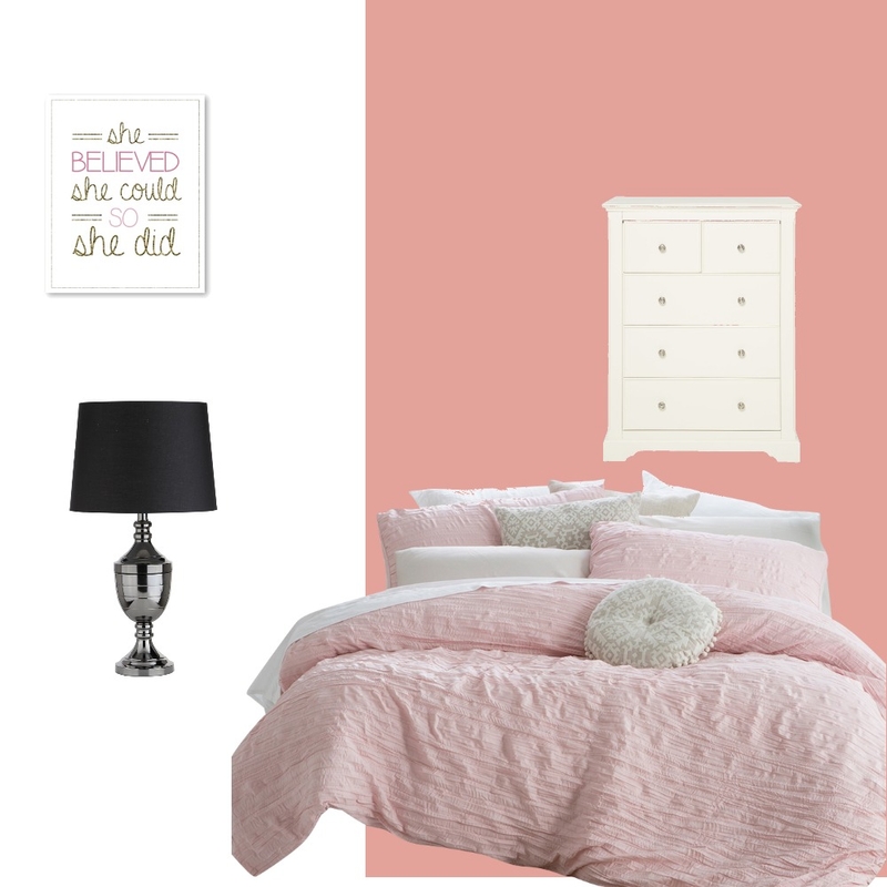 pink bedroom Mood Board by Coulzer on Style Sourcebook