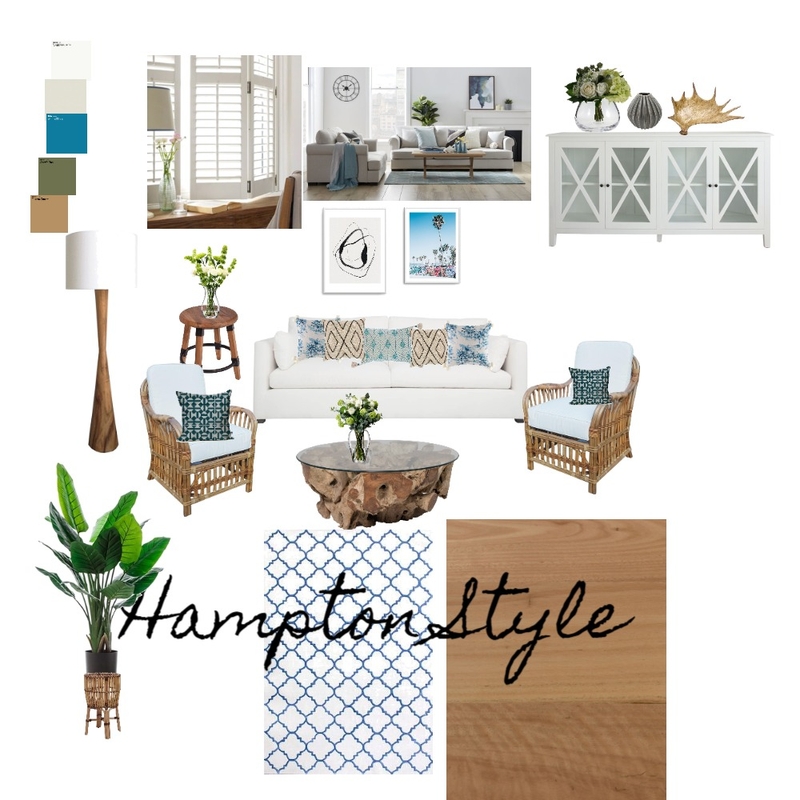 Hampton Style. Mood Board by shashikala on Style Sourcebook