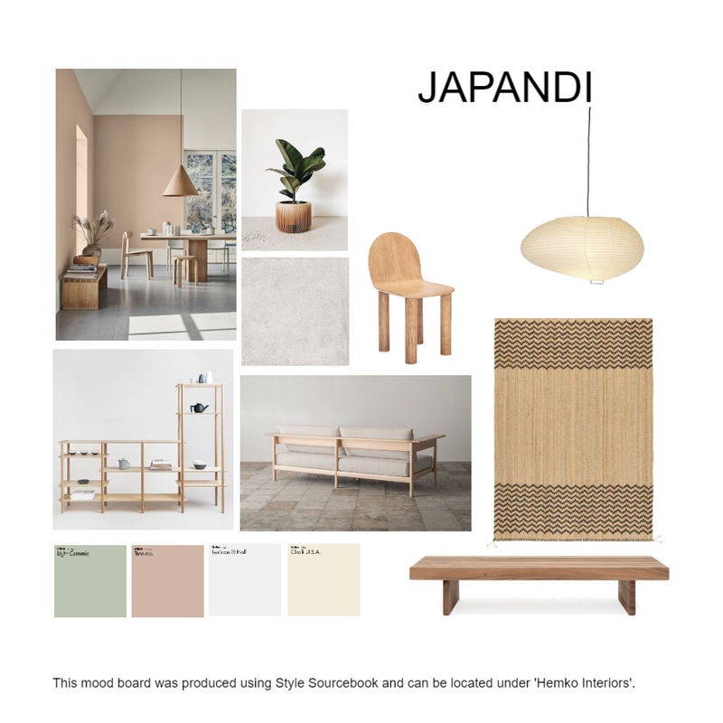 Japandi Mood Board Mood Board by hemko interiors on Style Sourcebook