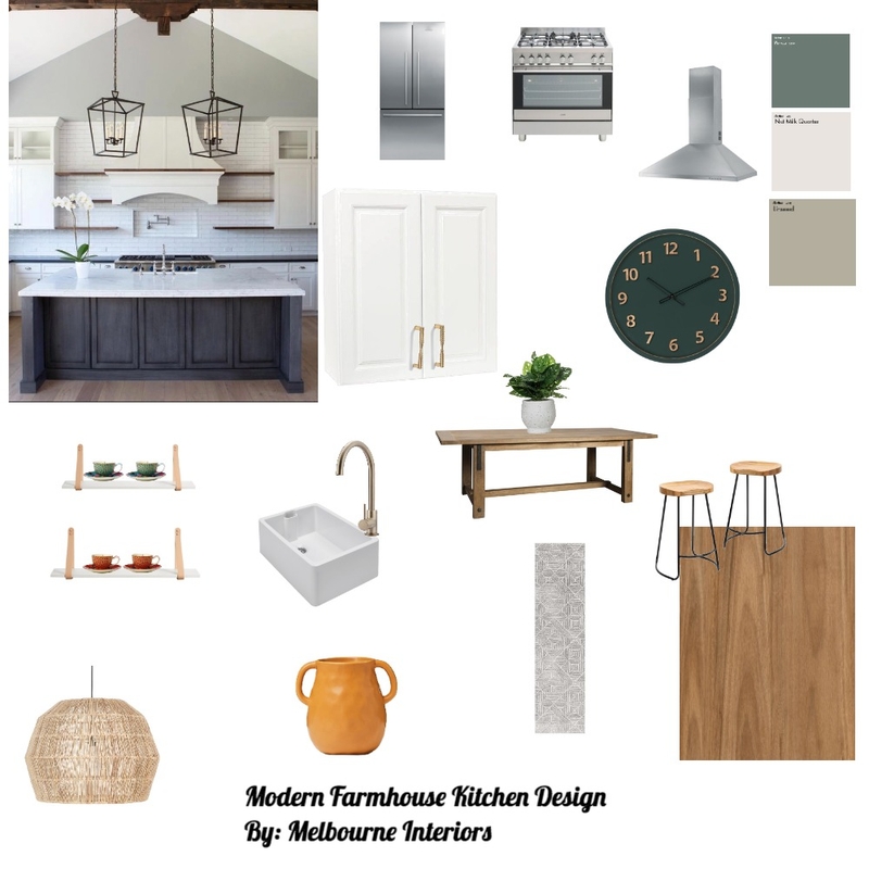 Modern Farmhouse Mood Board by melissa.melbourne77 on Style Sourcebook