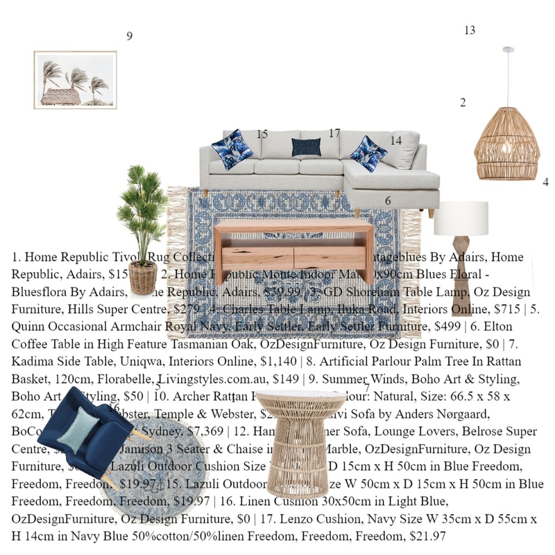 coastal Mood Board by shaanthe.ramaswamy on Style Sourcebook