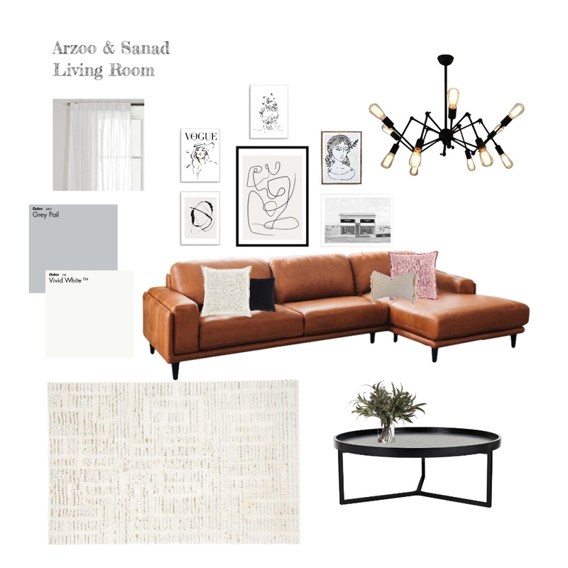 Umm Suqeim Project - Living Room Mood Board by vingfaisalhome on Style Sourcebook