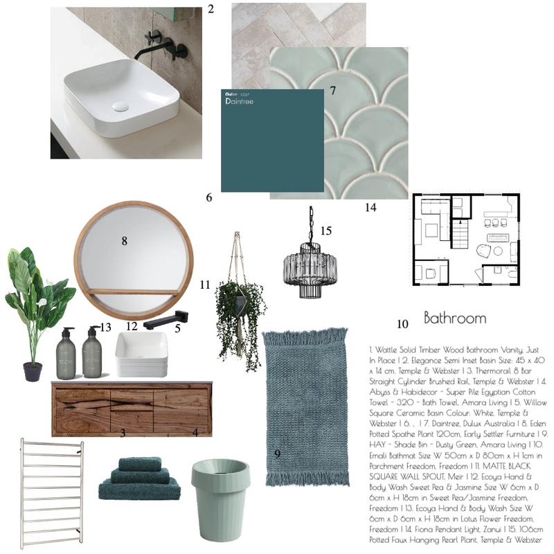 bathroom Mood Board by princess godswill on Style Sourcebook