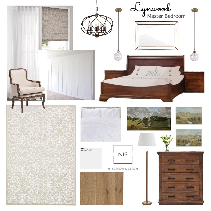 Lynwood Master Bedroom (option A) Mood Board by Nis Interiors on Style Sourcebook