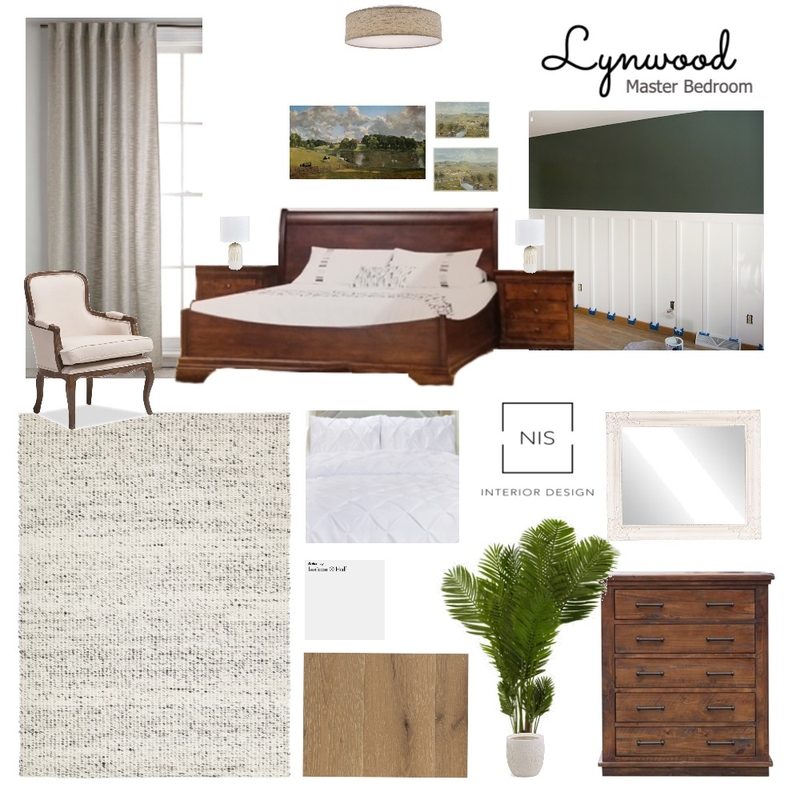 Lynwood Master Bedroom (option B) Mood Board by Nis Interiors on Style Sourcebook