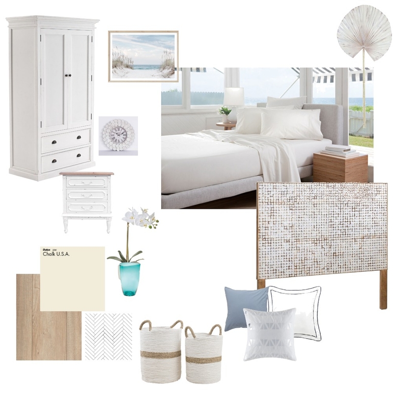 Coastal Bedroom Mood Board by Eliana Filippa on Style Sourcebook
