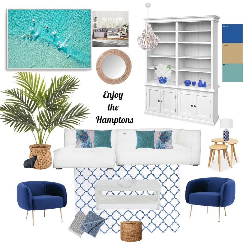 Enjoy the Hamptons Mood Board by susan goh on Style Sourcebook