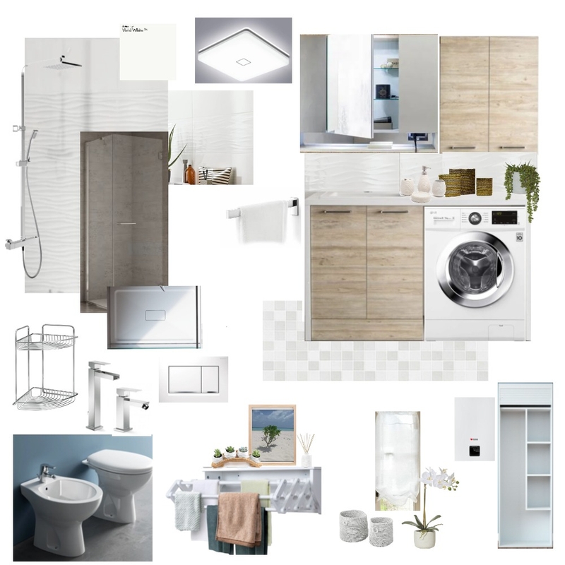 Squares&Waves bathroom Mood Board by FedeT on Style Sourcebook