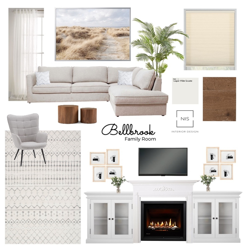 Bellbrook Family room (option B) Mood Board by Nis Interiors on Style Sourcebook