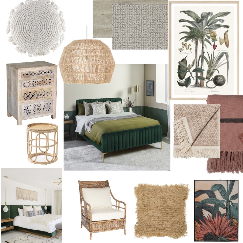 Bali Boohoo Master Bedroom Mood Board by kathvick on Style Sourcebook