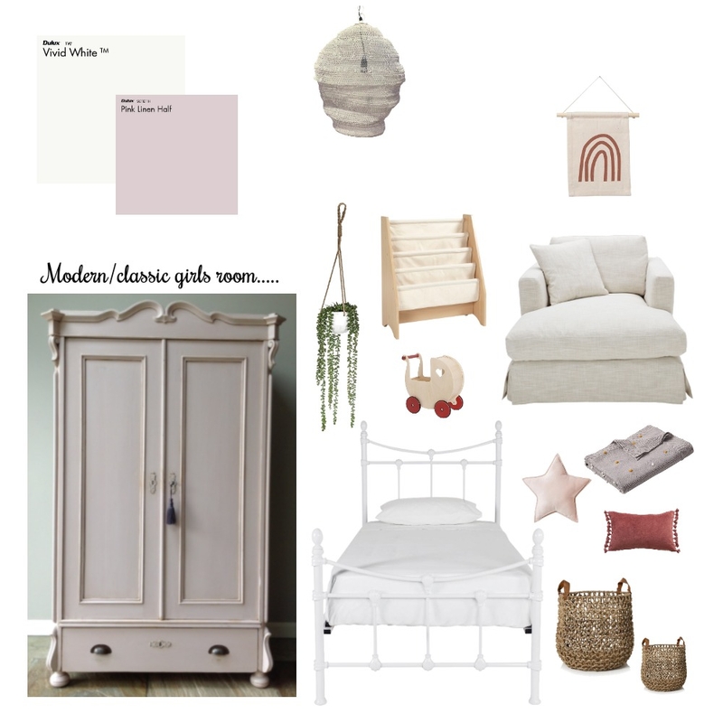 Modern classic girls room Mood Board by Nataylia on Style Sourcebook