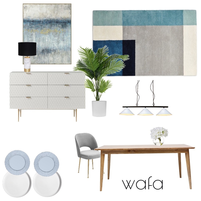 Modern dining room Mood Board by Wafa alharby on Style Sourcebook