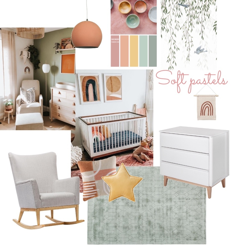Mood board pastels Mood Board by PaolinaIDI on Style Sourcebook