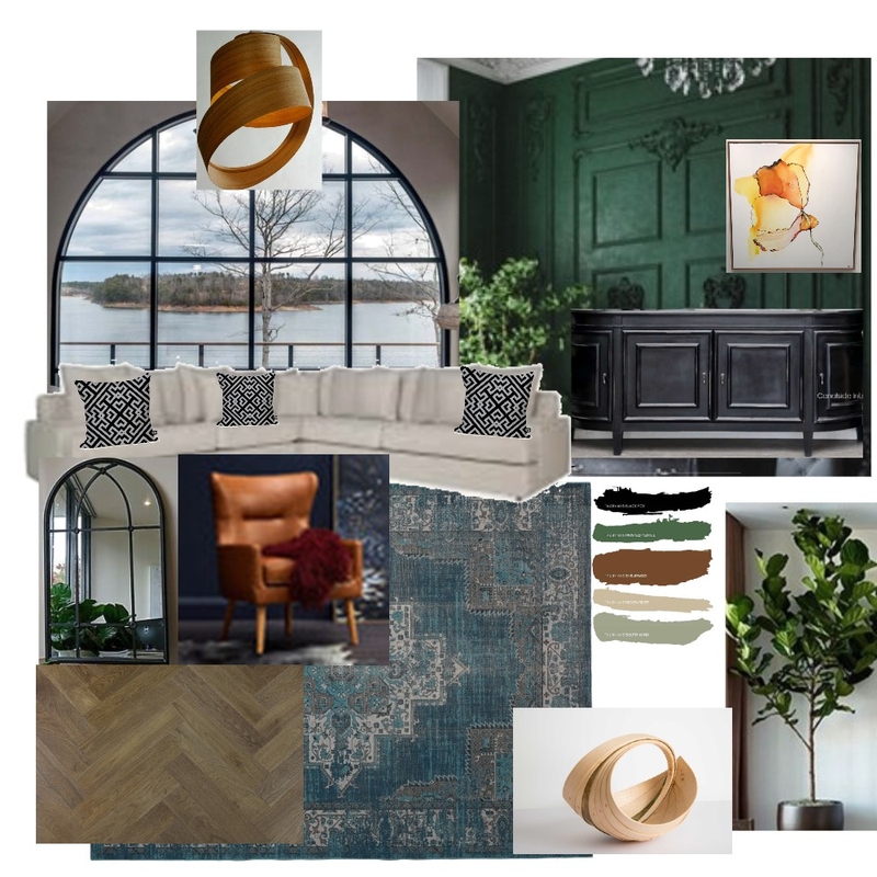 Moody green loft provincial Mood Board by sherelle on Style Sourcebook