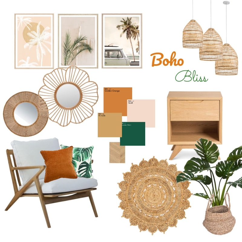 Boho Bliss Mood Board by Rudee Mae Malinao on Style Sourcebook