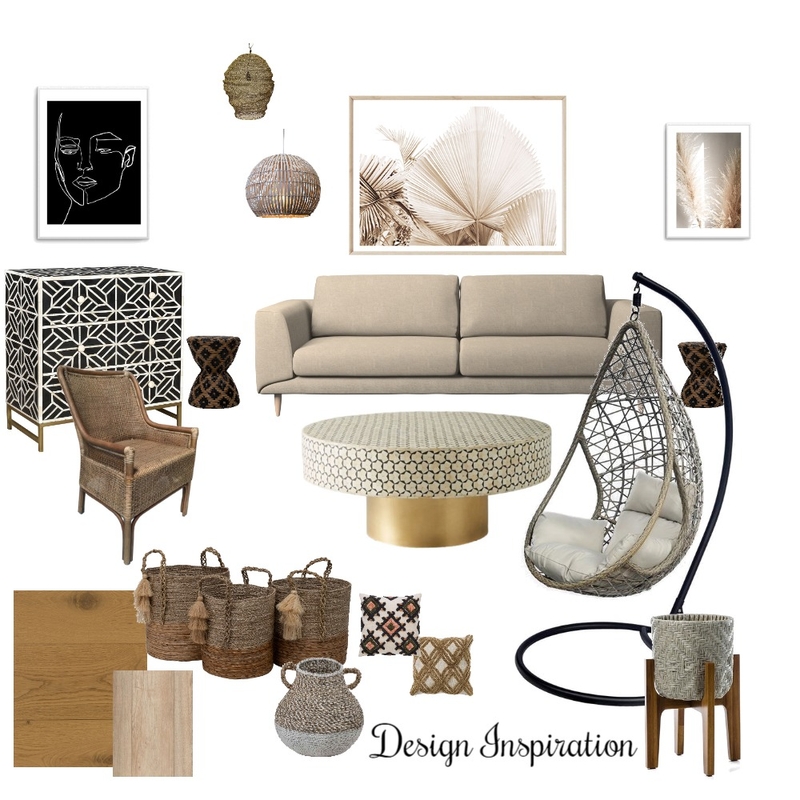 Tribal Example Mood Board by desireefordesign on Style Sourcebook