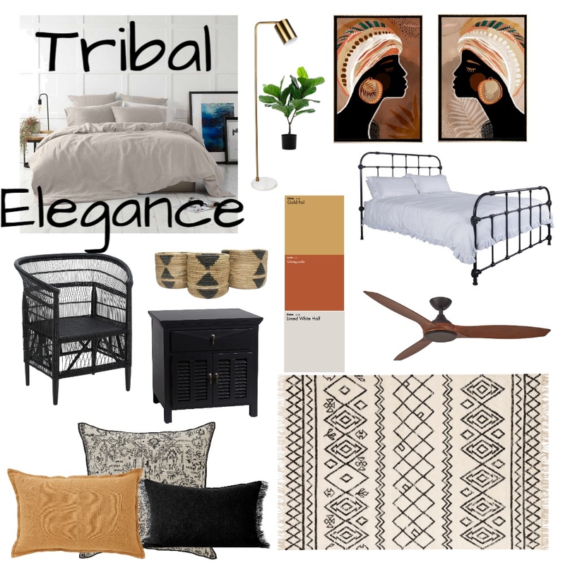 Tribal Elegance Mood Board by KCN Designs on Style Sourcebook