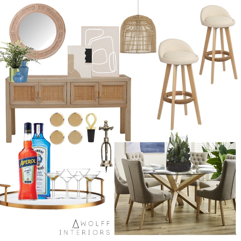 Project : 3129 Dining & Kitchen Zone Mood Board by awolff.interiors on Style Sourcebook