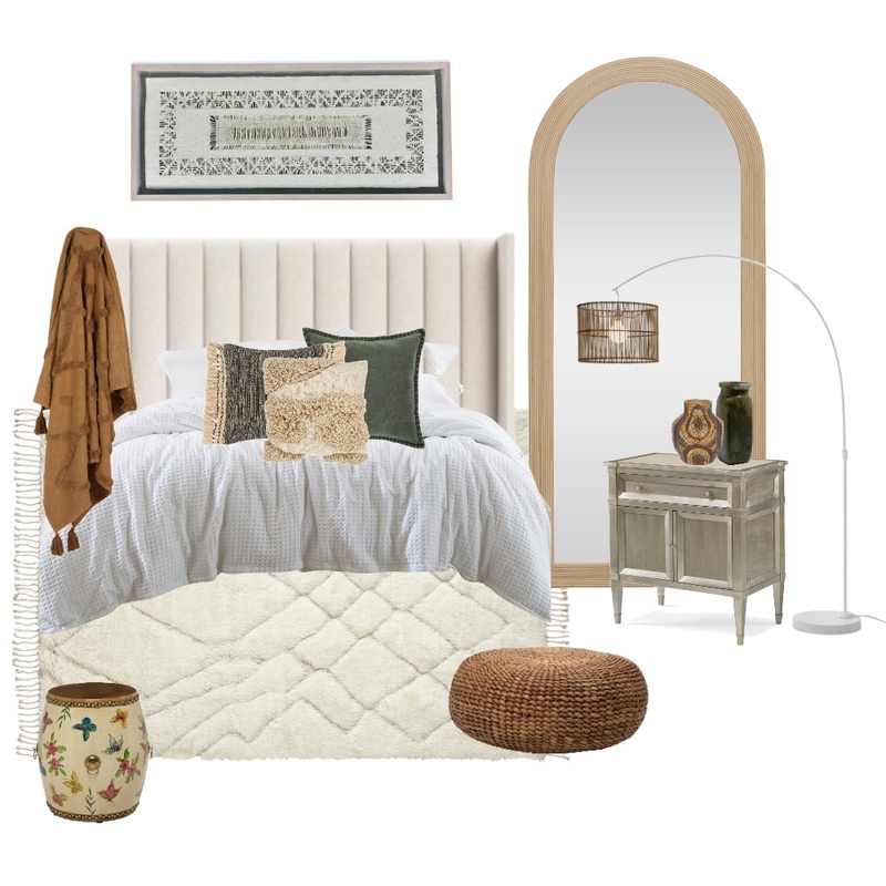 green bedroom Mood Board by aadesigns on Style Sourcebook