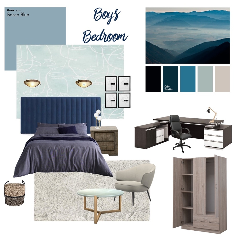 BOYS BEDROOM Mood Board by DIYA on Style Sourcebook