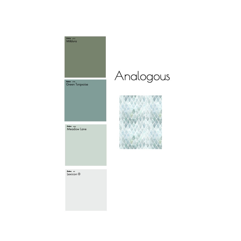 Analogous + wallpaper Mood Board by kcotton90 on Style Sourcebook