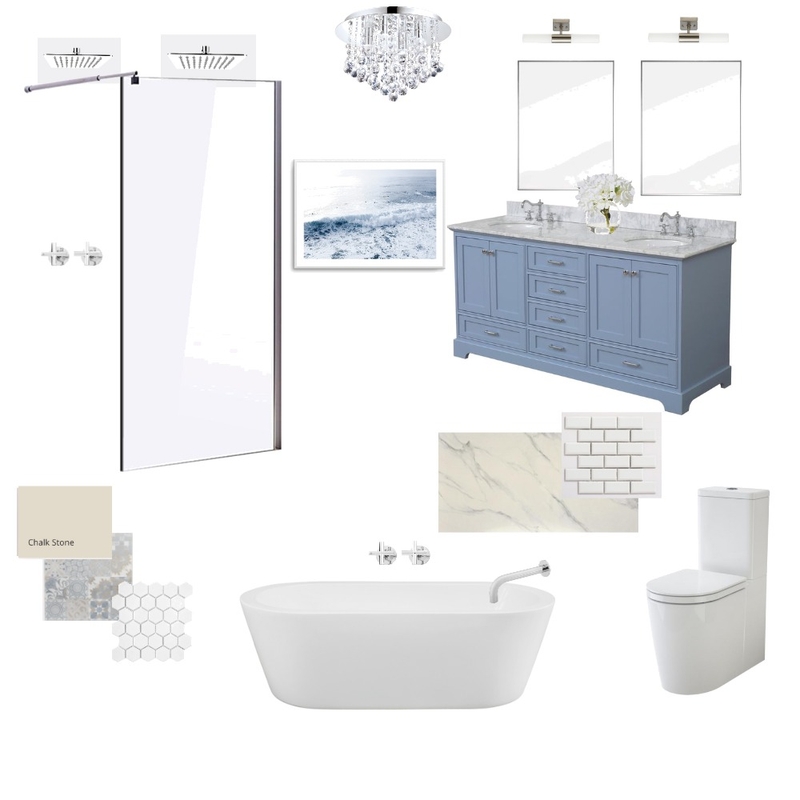 Bling Bathroom Mood Board by Divine Olive Designs on Style Sourcebook