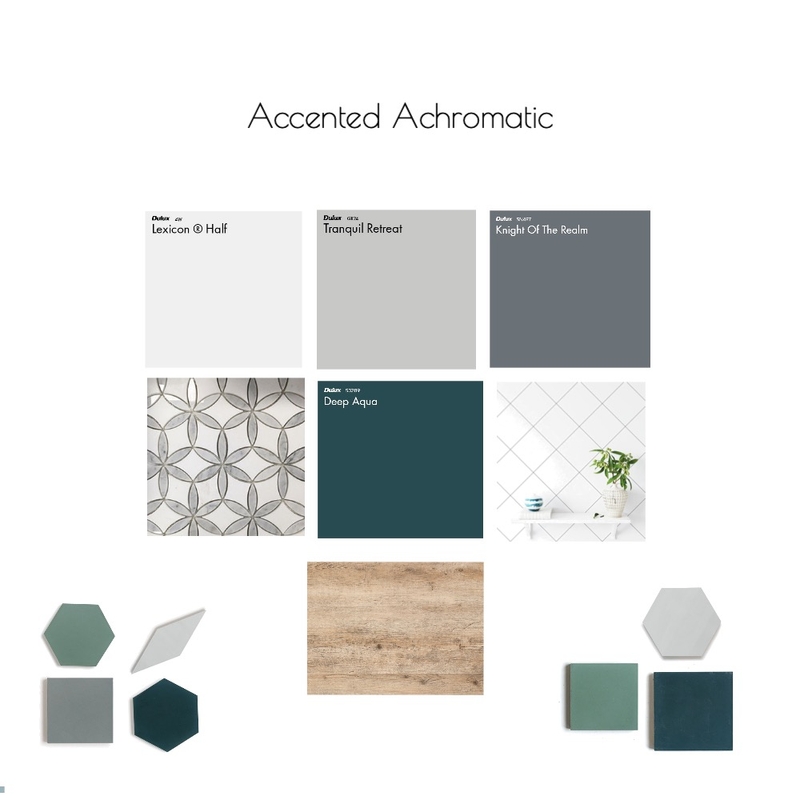 Accented Achromatic + flooring Mood Board by kcotton90 on Style Sourcebook