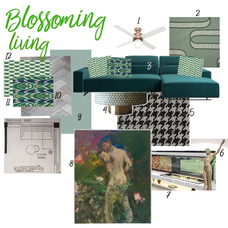 Blossoming living Mood Board by Arzu Mamedbeili on Style Sourcebook