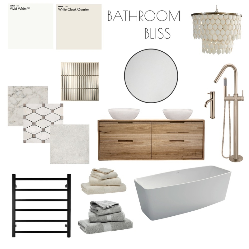 BATHROOM BLISS Mood Board by Design Made Simple on Style Sourcebook