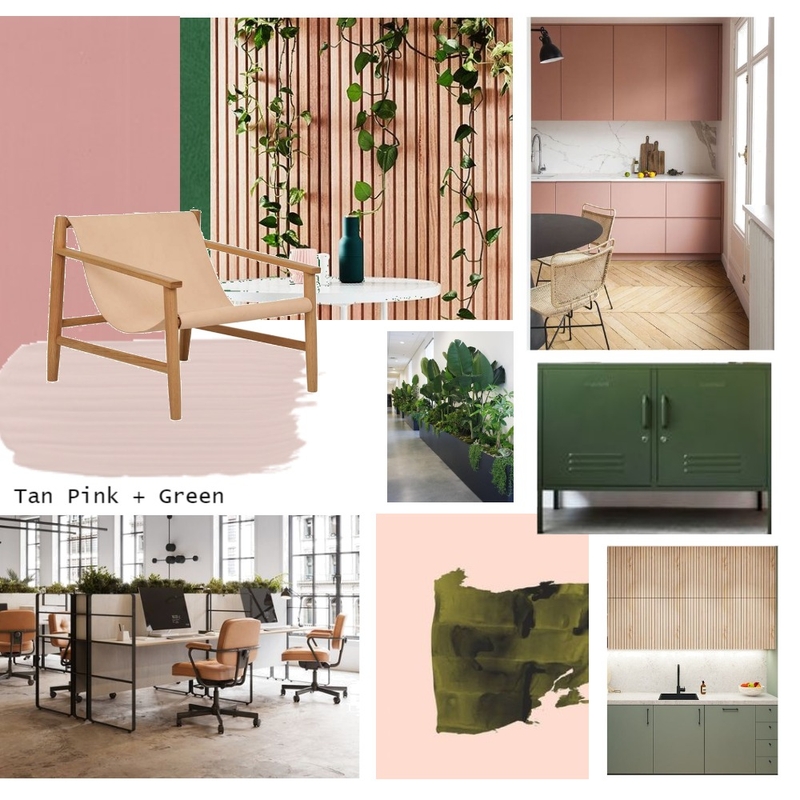 Carberry Tan Pink + Green Mood Board by poppie@oharchitecture.com.au on Style Sourcebook