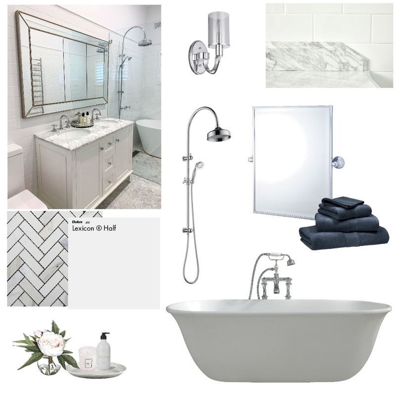 Traditional Hamptons Bathroom Mood Board by KMR on Style Sourcebook
