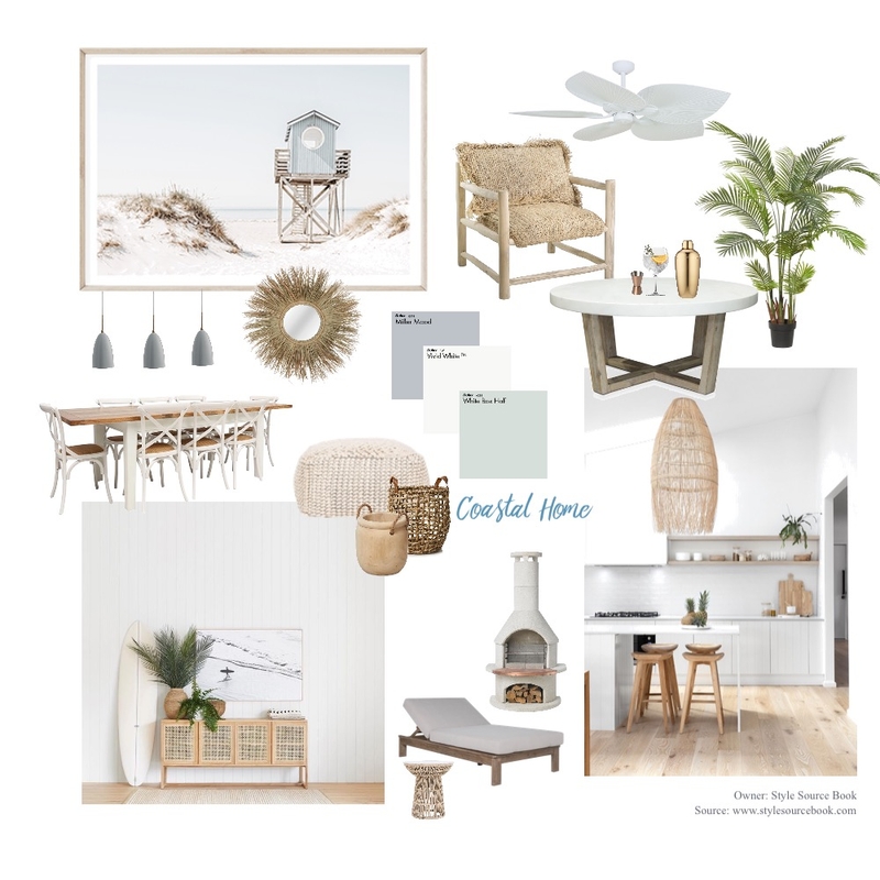 Coastal Home Moodboard Mood Board by Lisa McLean Studio on Style Sourcebook