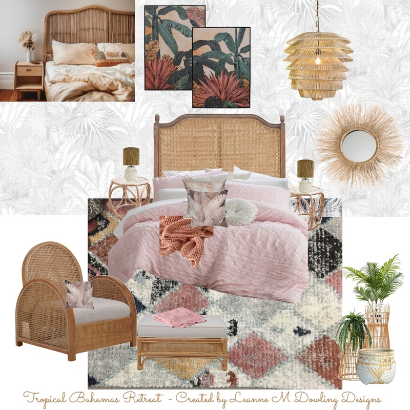 Tropical Bahamas Master Bedroom Mood Board by leannedowling on Style Sourcebook