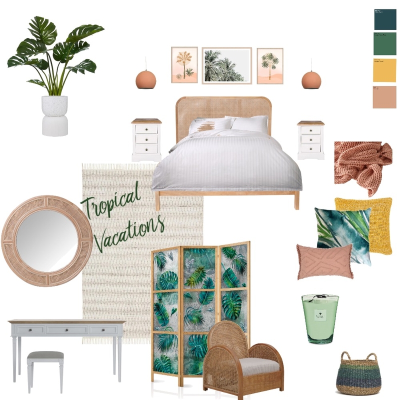 Tropical vacations Mood Board by ChantelleShirinda on Style Sourcebook