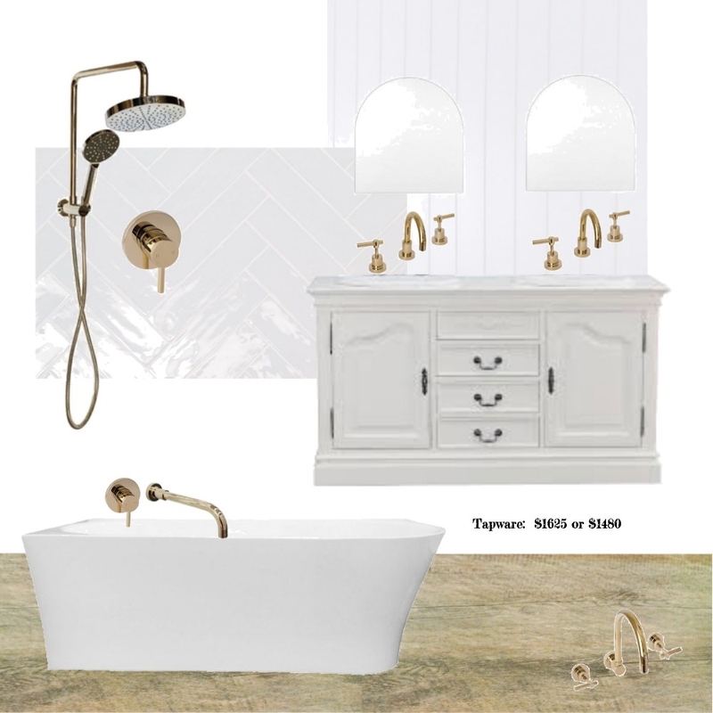 gold bathroom Mood Board by A.Haby on Style Sourcebook