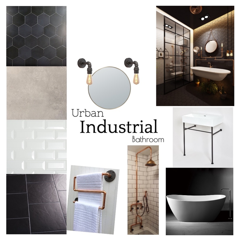 Industrial bathroom Mood Board by ashhnicc on Style Sourcebook