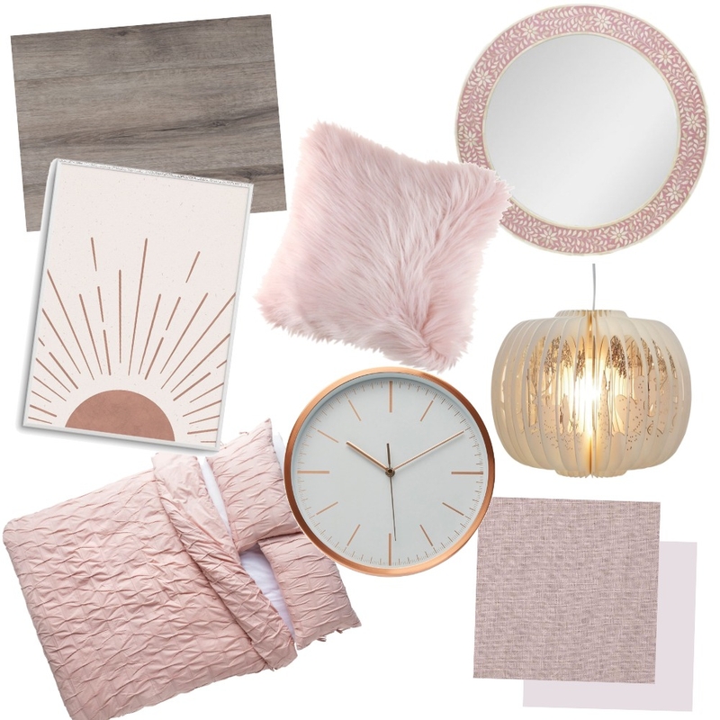 Pink bedroom Mood Board by KMPage on Style Sourcebook