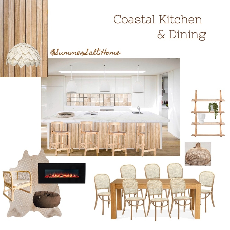 Beachy Kitchen + Dining Mood Board by SummerSalt Home on Style Sourcebook