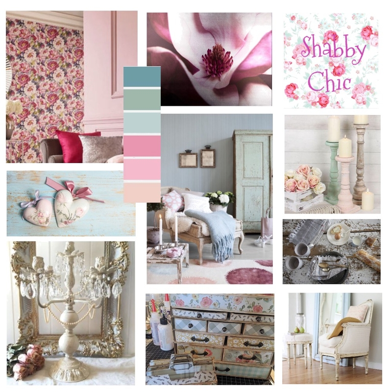 Shabby Chic Mood Board by Beautiful Spaces Interior Design on Style Sourcebook