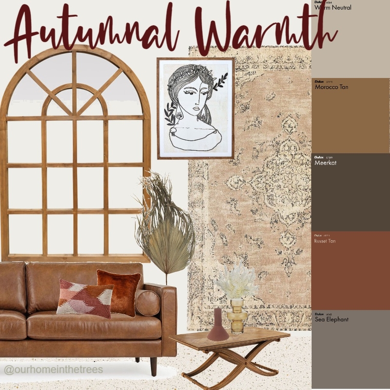 Autumnal Warmth - Earthy boho luxe Mood Board by Our Home in the Trees on Style Sourcebook