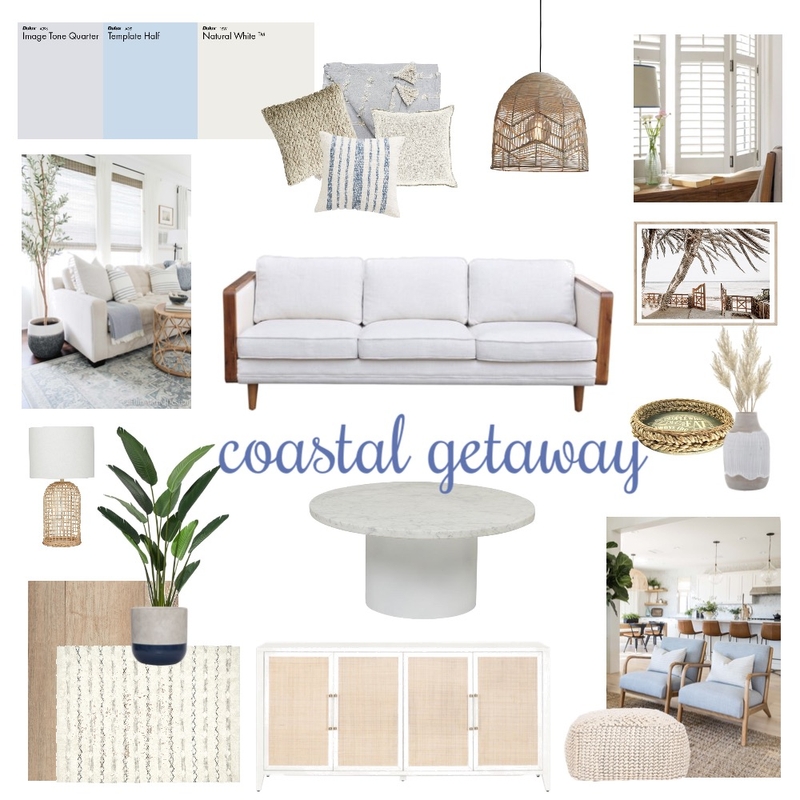 Coastal Getaway Mood Board by linazee on Style Sourcebook